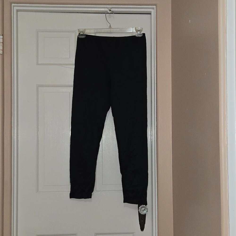Black base layer pants size 14
